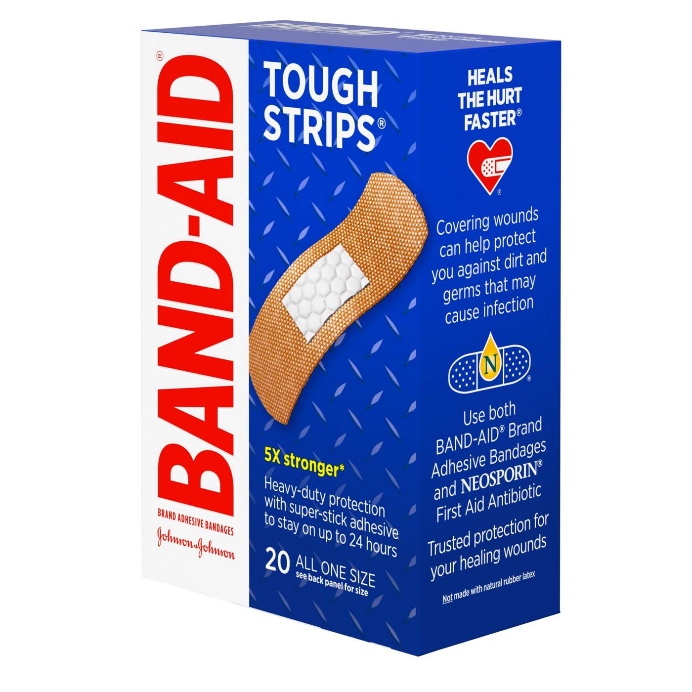 Band-Aid Heavy Duty Fabric Tough Strips Bandages; image 4 of 7