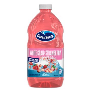 Ocean Spray White Cran-Strawberry Juice, 64 oz