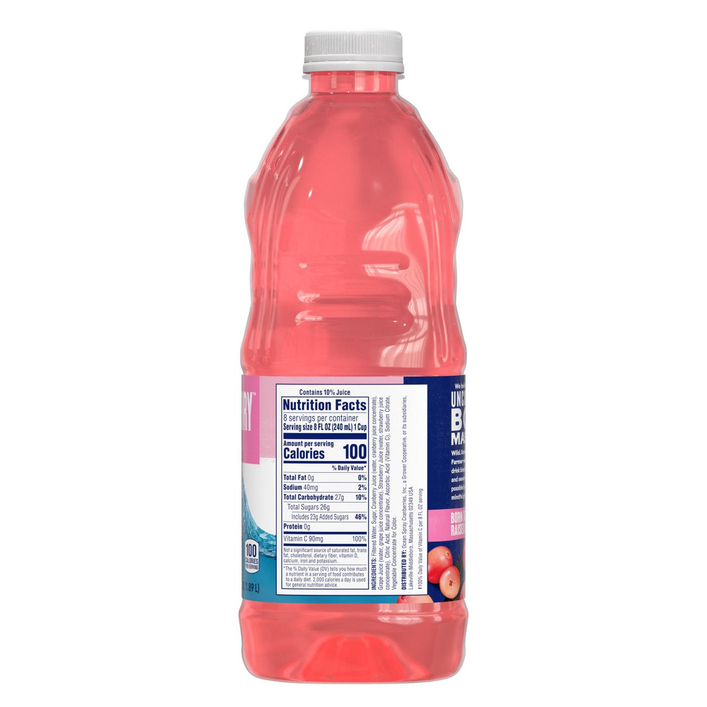Ocean Spray Ocean Spray® White Cran-Strawberry Juice Drink, 64 Fl Oz Bottle; image 6 of 6