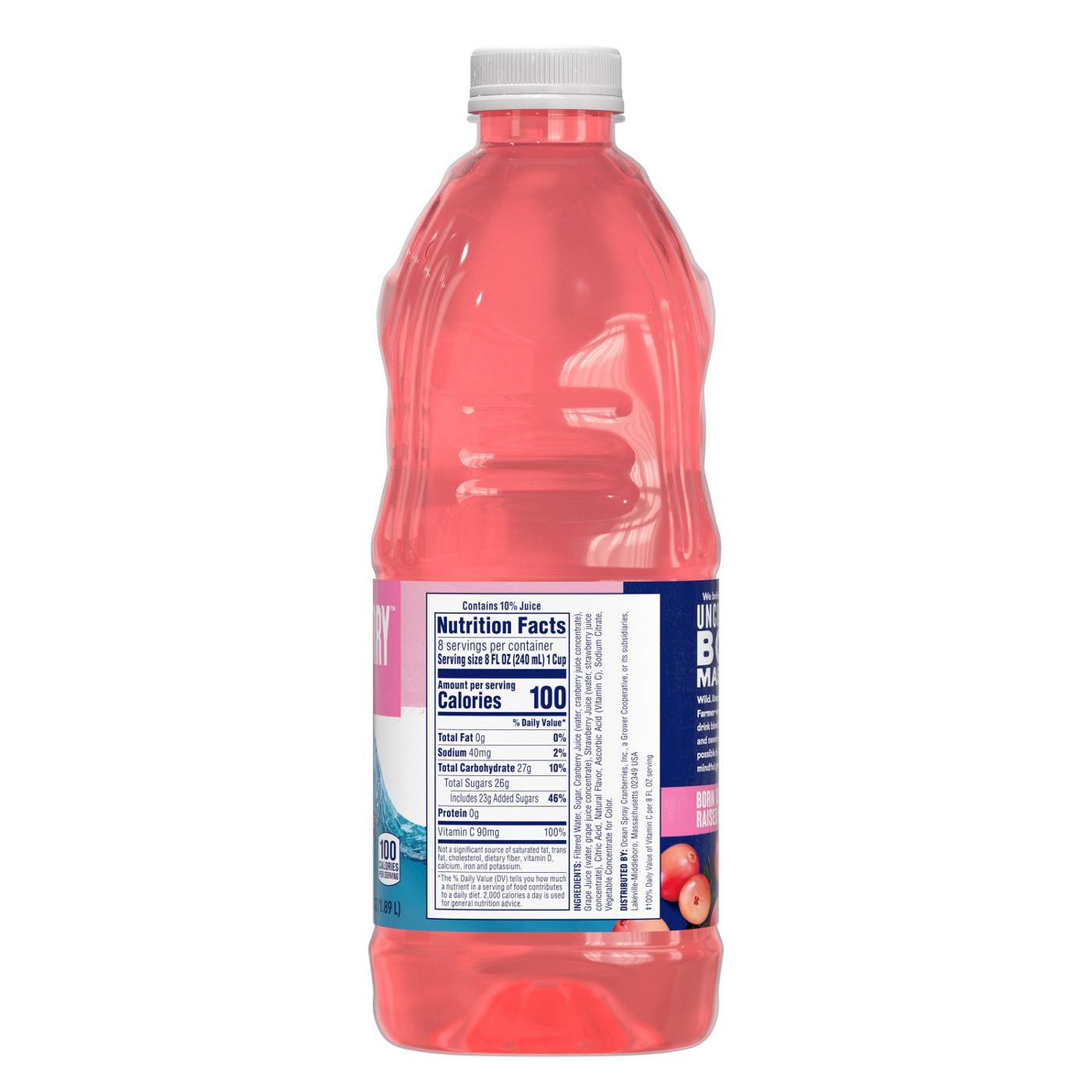 Ocean Spray White Cran-Strawberry Juice; image 7 of 7