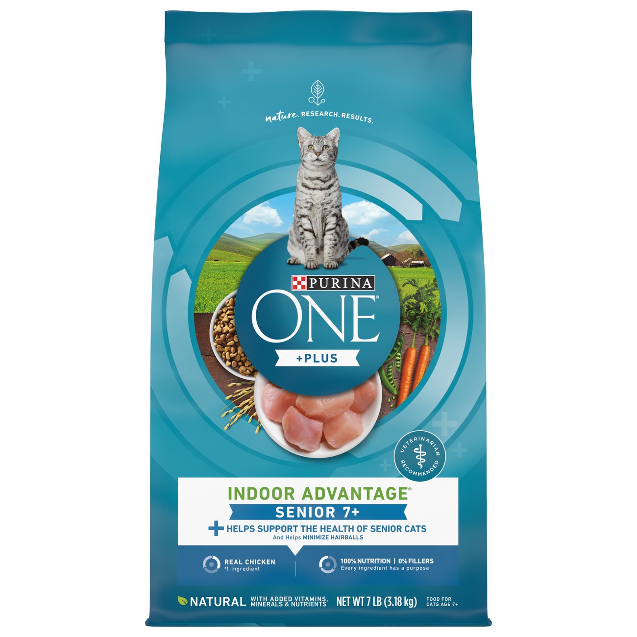 Purina One Smart Blend Vibrant Maturity Cat Food - Shop Food At H-e-b