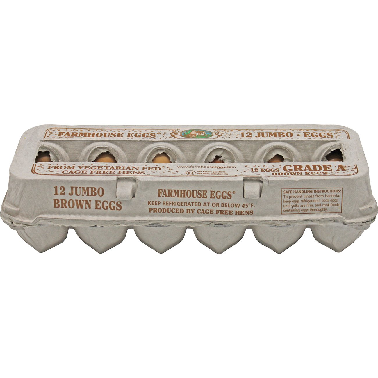 Farmhouse Cage Free Jumbo Eggs Shop Eggs & Egg Substitutes at HEB