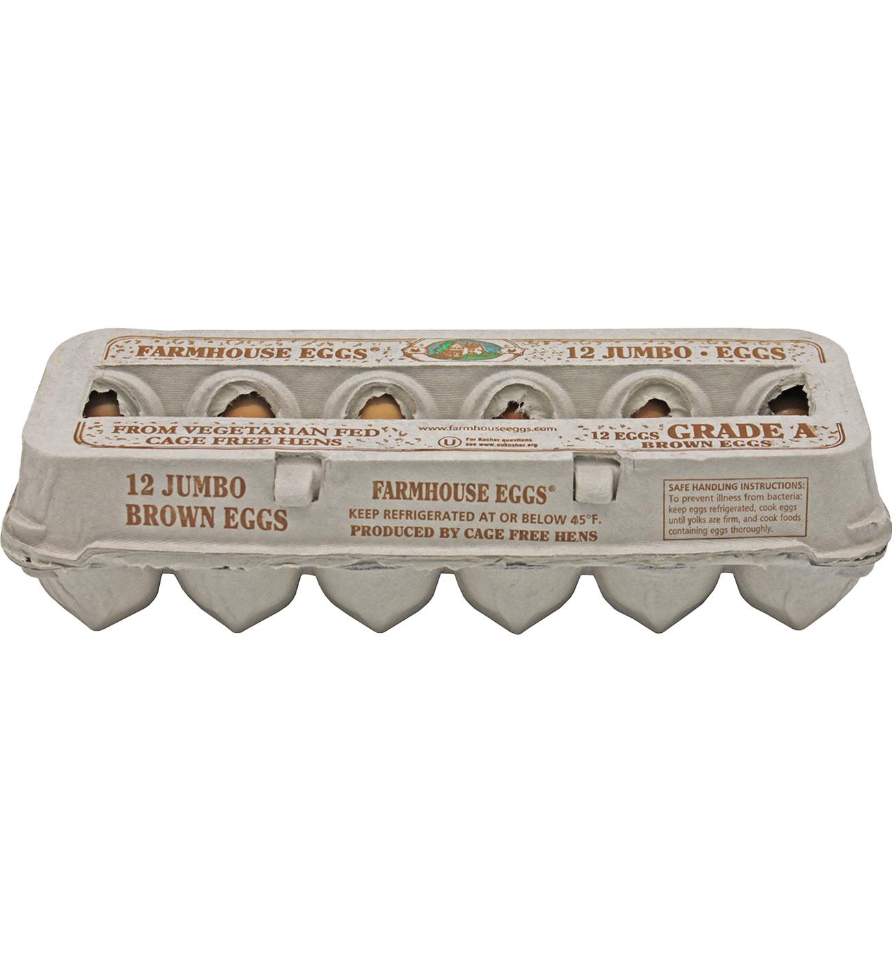 Farmhouse Grade A Cage Free Jumbo Brown Eggs Shop Eggs & egg