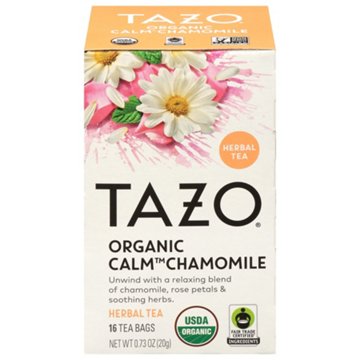 Tazo Organic Calm Chamomile Herbal Tea Bags