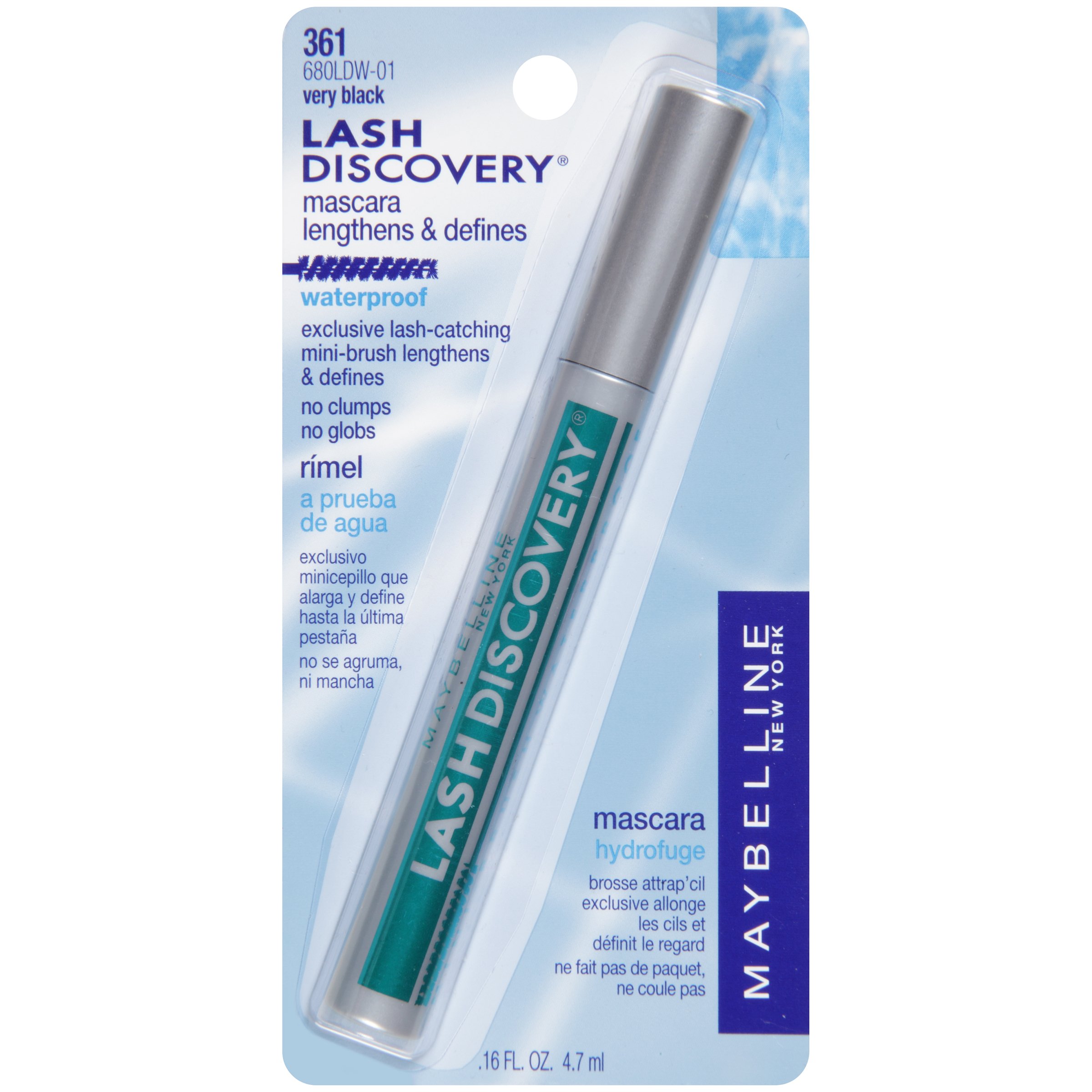 Maybelline Lash Discovery Mini-Brush Mascara, Very Black - Shop Makeup at H-E-B