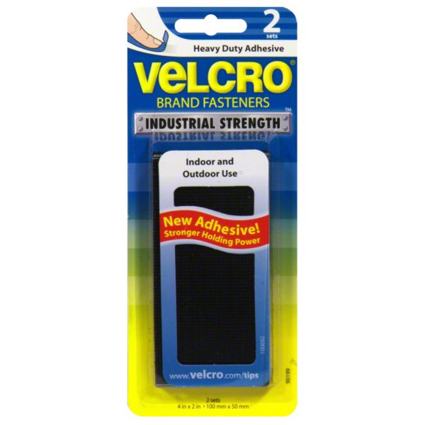 Velcro Industrial Strength Black Strips Heavy Duty Adhesive - Shop