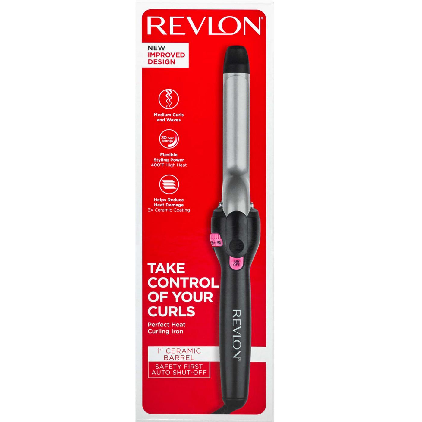 Revlon Ceramic Hair Curling Iron 1in Shop Curling flat irons at H E B