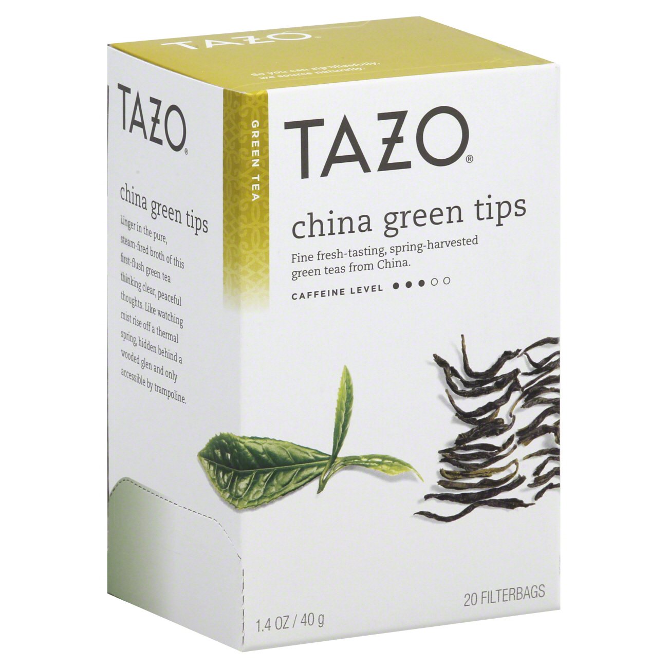 Tazo China Green Tips Green Tea Filterbags Shop Tea at HEB