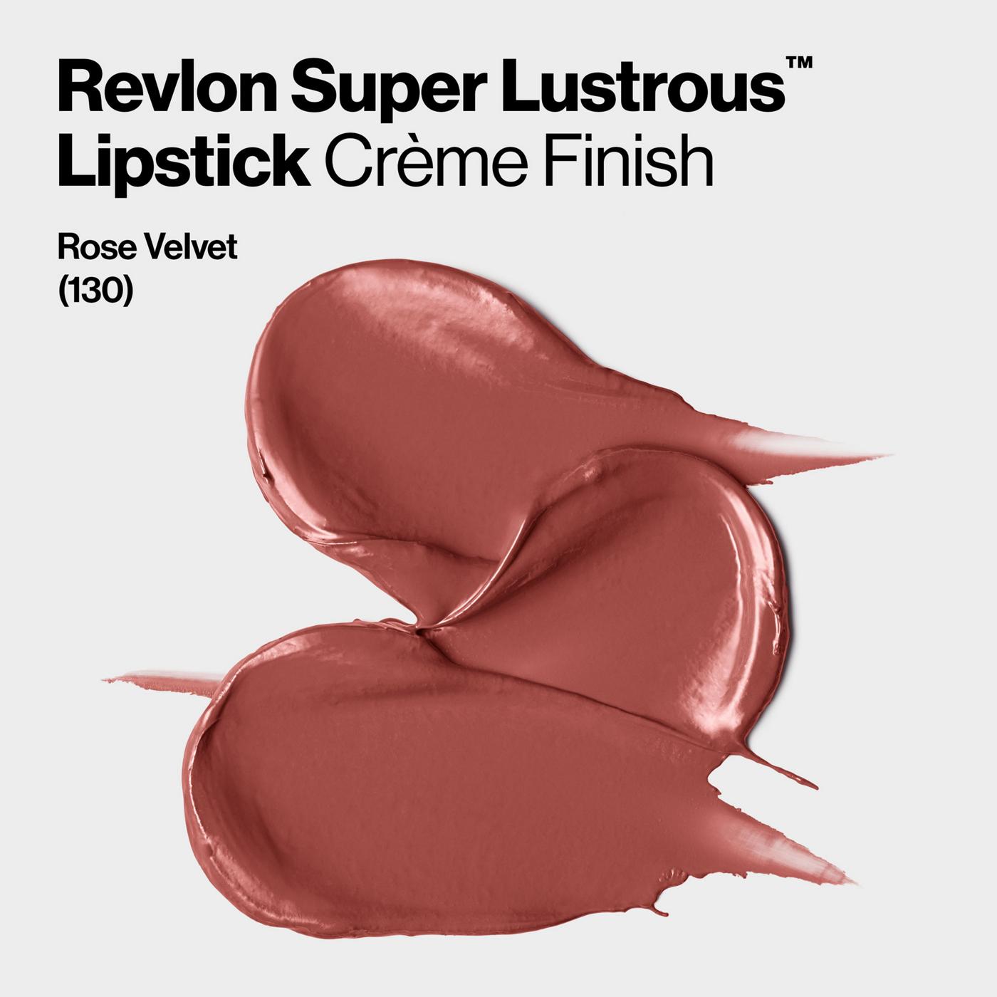 Revlon Super Lustrous Lipstick,  Rose Velvet; image 5 of 6