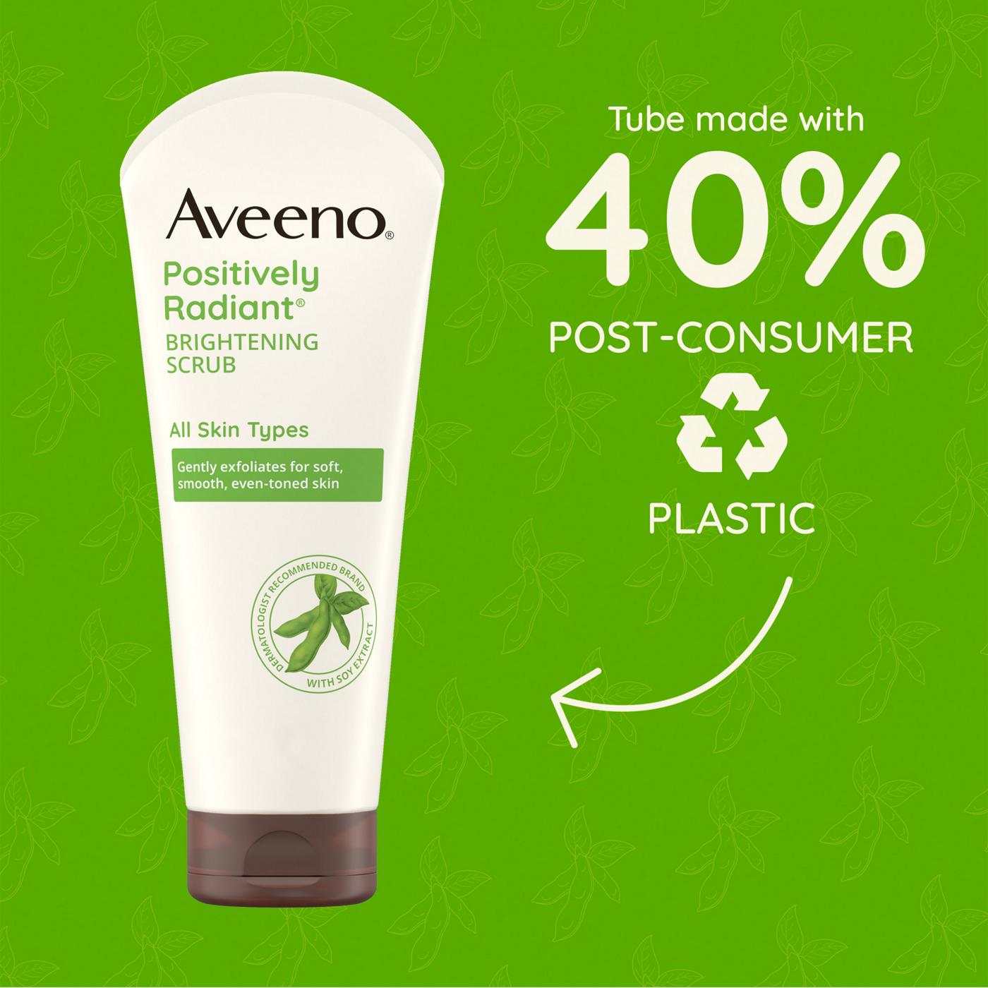 Aveeno Positively Radiant Brightening Scrub; image 2 of 3