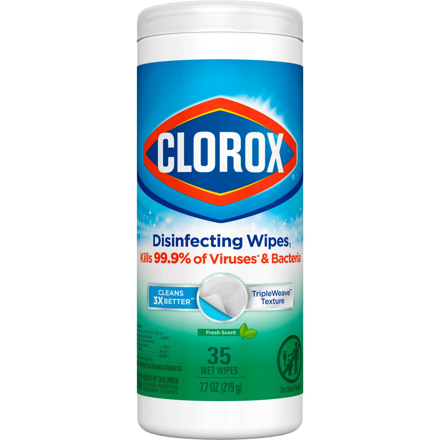 Clorox Disinfecting Wipes, Fresh Scent; image 1 of 8