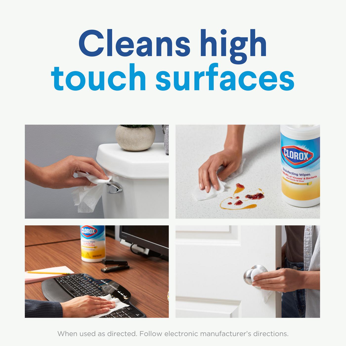 Clorox Disinfecting Wipes, Fresh Scent; image 2 of 8