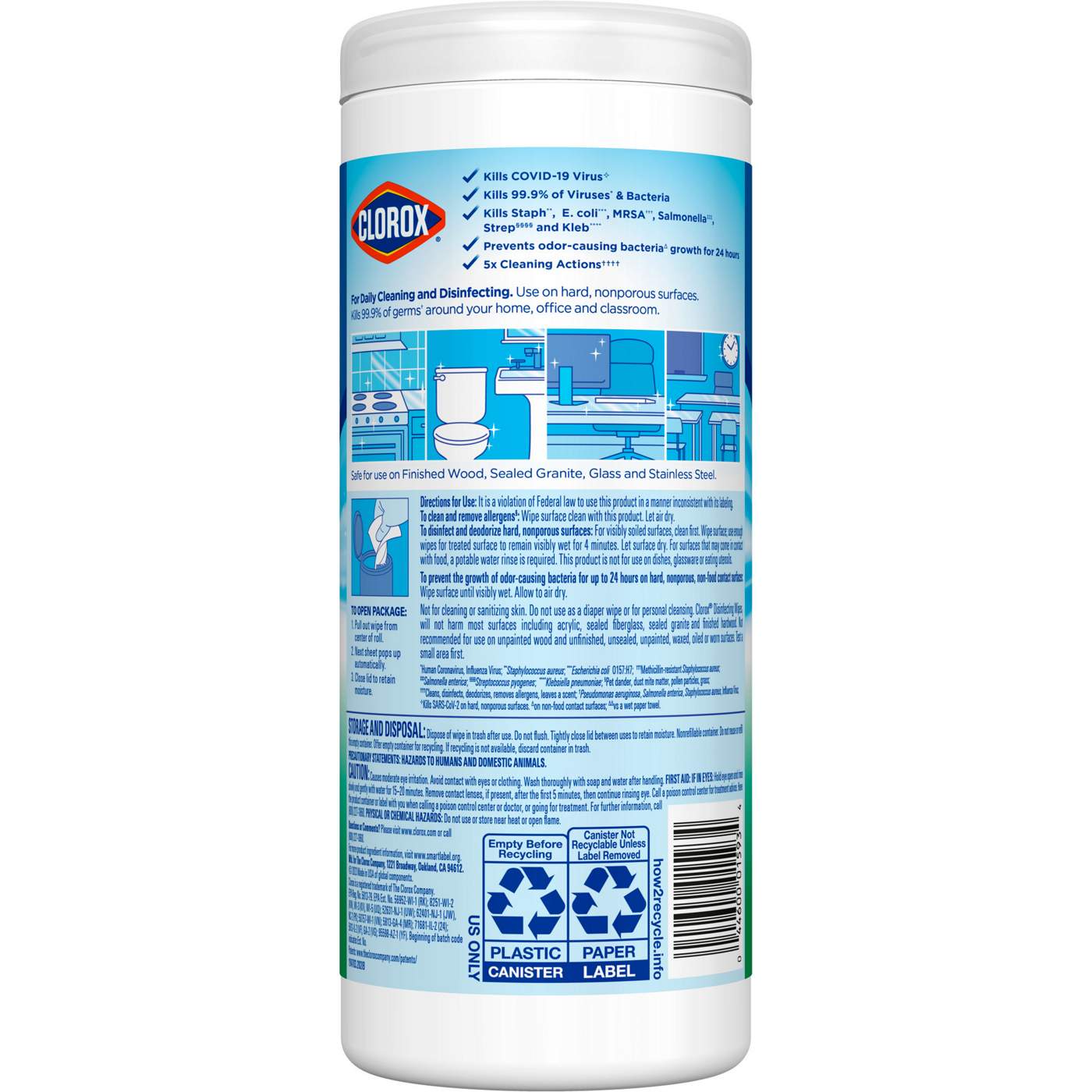Clorox Disinfecting Wipes, Fresh Scent; image 6 of 8