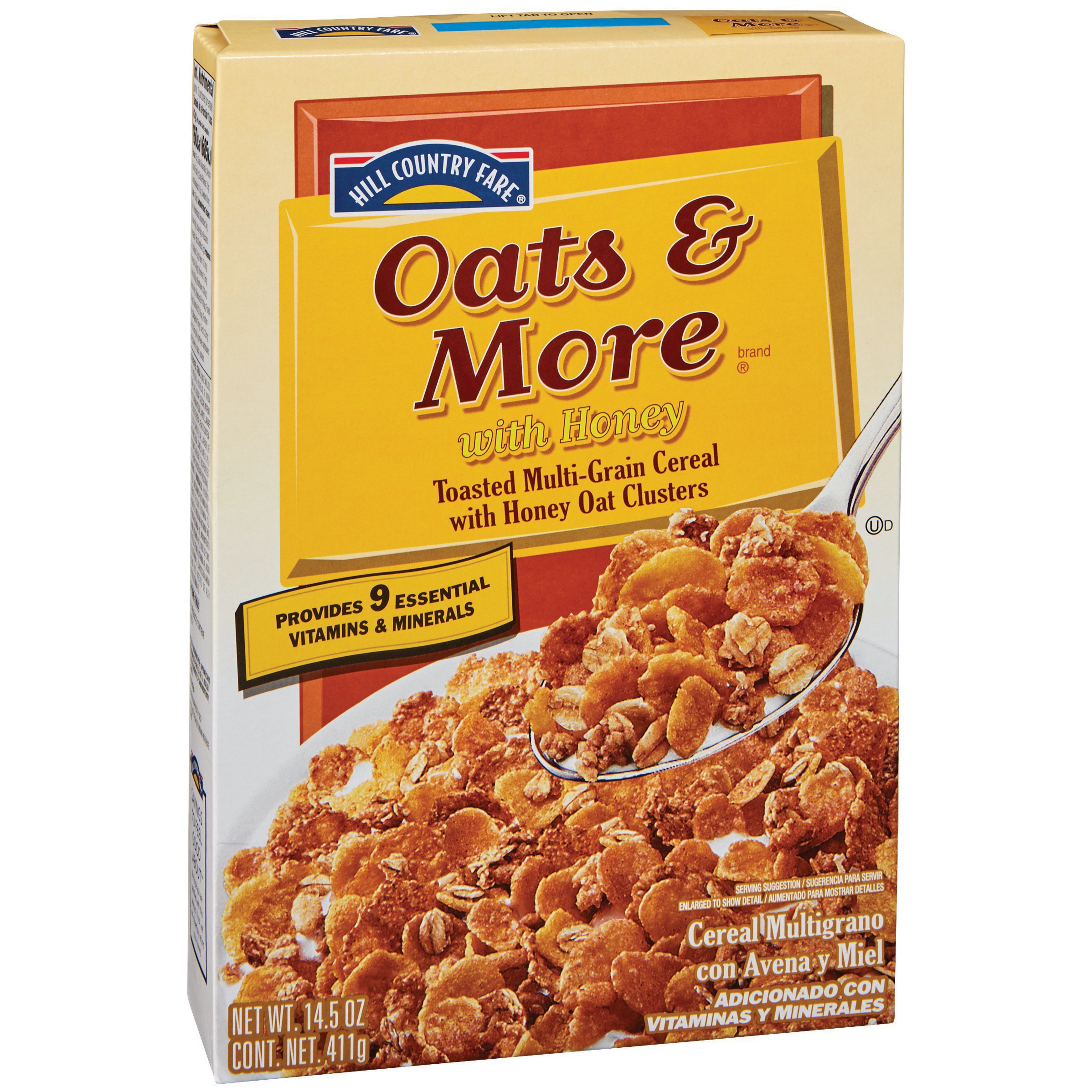 Hill Country Fare Oats & More with Honey Cereal Shop Cereal at HEB