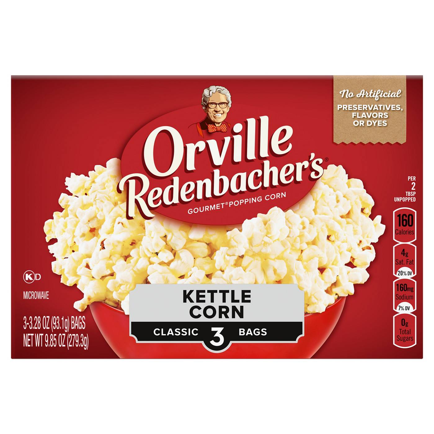 Orville Redenbacher's Microwave Kettle Corn - Shop Popcorn at H-E-B