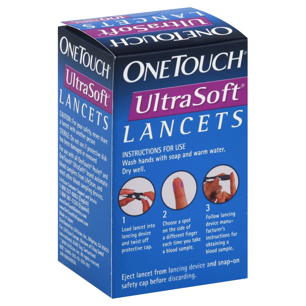 One Touch UltraSoft Lancets Shop Lances at HEB