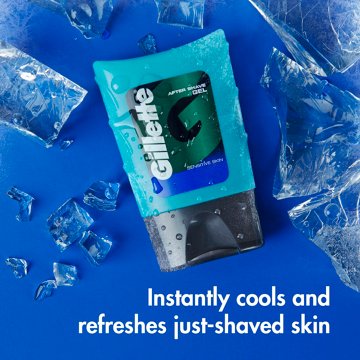 Gillette After Shave Gel - Sensitive Skin, 2.5 oz