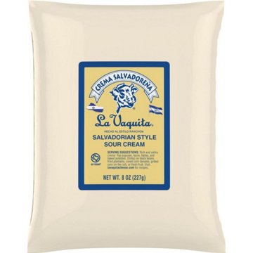 La Vaquita Crema Salvadoreña Sour Cream, 8 fl oz