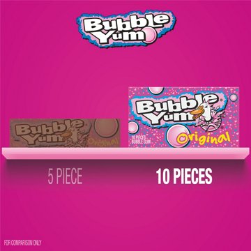 Bubble Yum Original Chewy Bubble Gum, 2.82 oz