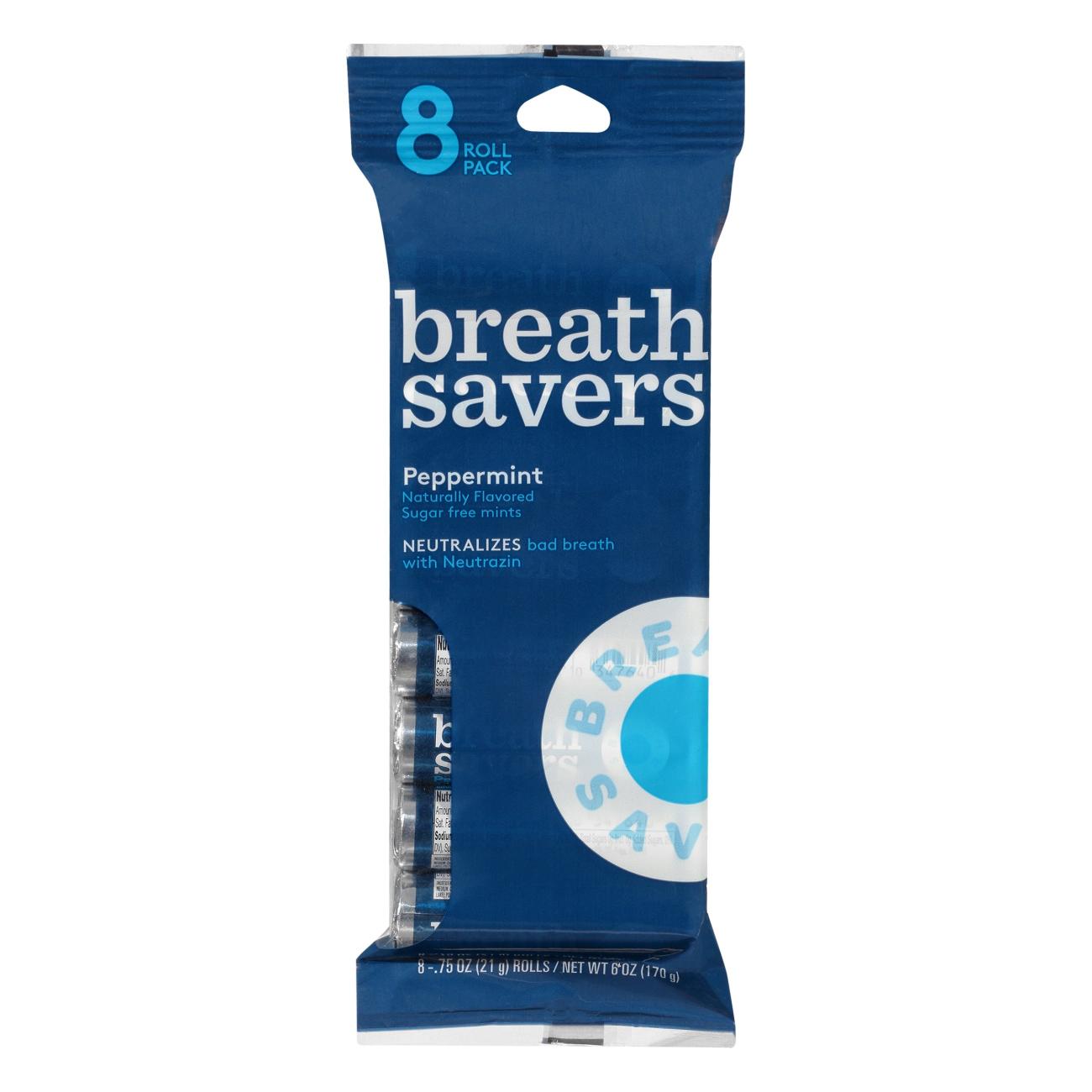 Breath Savers Sugar Free Mints - Peppermint; image 1 of 7