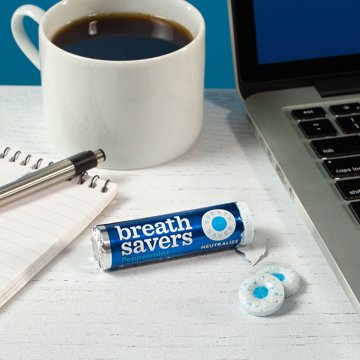 Breath Savers Peppermint Sugar Free Breath Mints, 8 pk, 0.75 oz