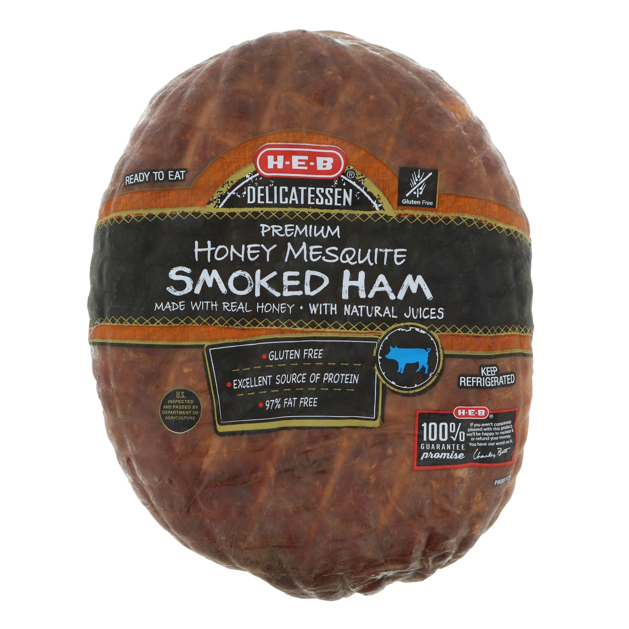 H-E-B Honey Mesquite Smoked Ham - Shop Meat At H-E-B