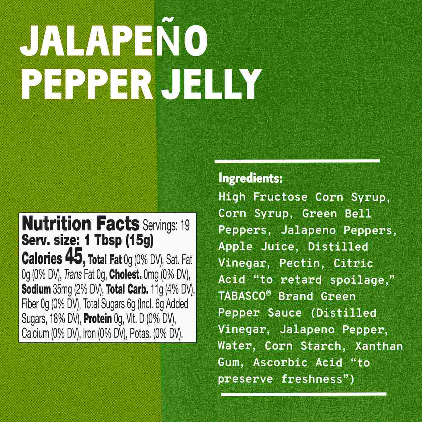 Tabasco Jalapeno Pepper Jelly; image 4 of 6