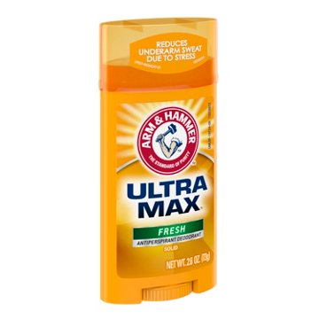 Arm & Hammer Fresh Ultra Max Deodorant Solid Wide Stick, 2.6 oz