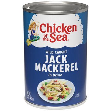 Chicken of the Sea Jack Mackerel in Brine, 15 oz