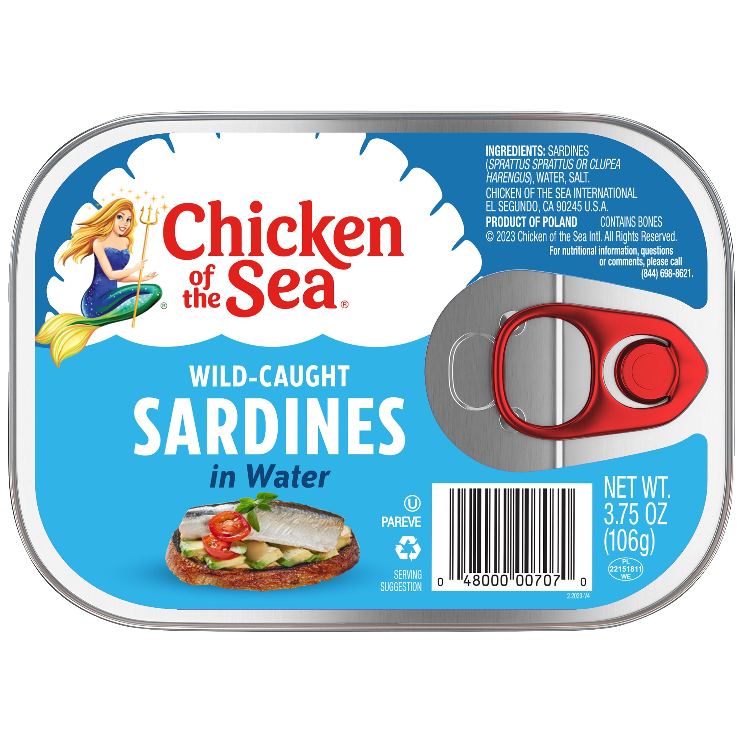 Chicken of the Sea Sardines In Water Shop Seafood at HEB