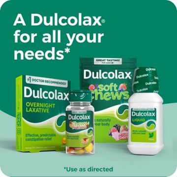 Dulcolax Stimulant Laxative Tablets - Overnight Relief