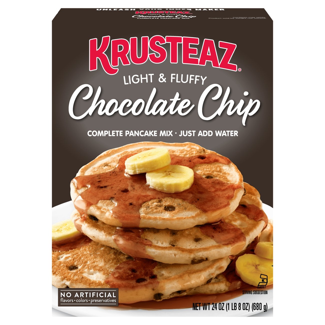 Krusteaz Chocolate Chip Complete Pancake Mix Shop Pancake mixes at HEB