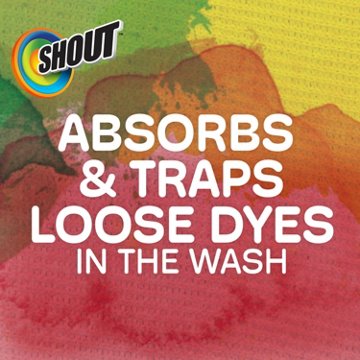 Shout Color Catcher Dye-Trapping Sheets, 24 ct