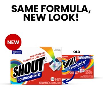 Shout Color Catcher Dye-Trapping Sheets, 24 ct