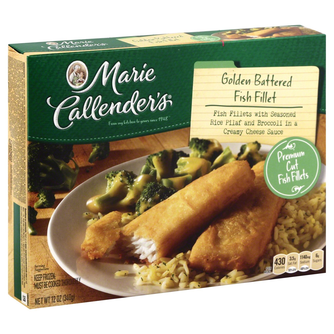 Marie Callender's Golden Battered Fish Fillet - Shop Entrees & Sides at H-E-B