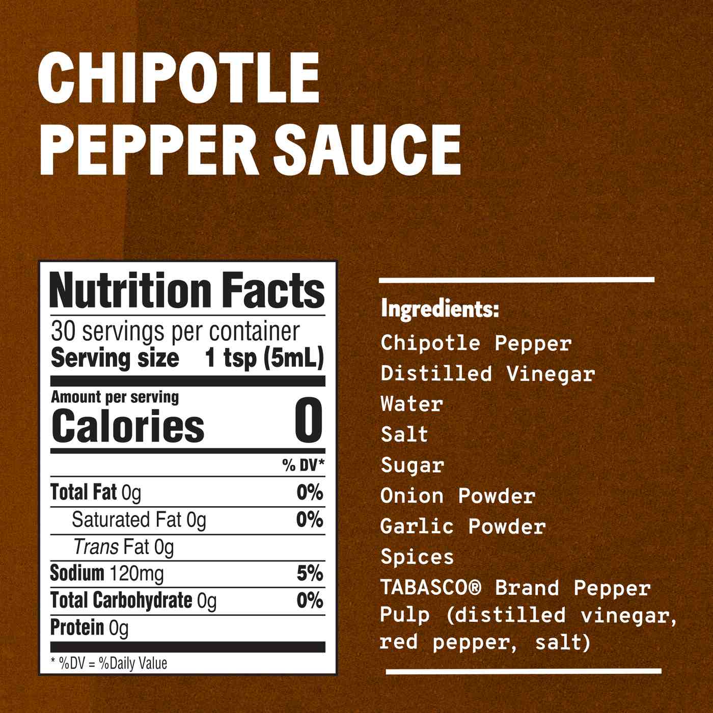 Tabasco Chipotle Pepper Sauce; image 5 of 8