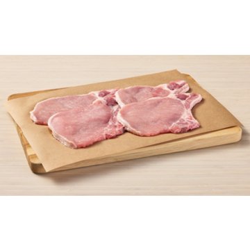 H-E-B Bone-in Center Pork Chops, Thin Cut - Value Pack, Avg. 2.6 lbs