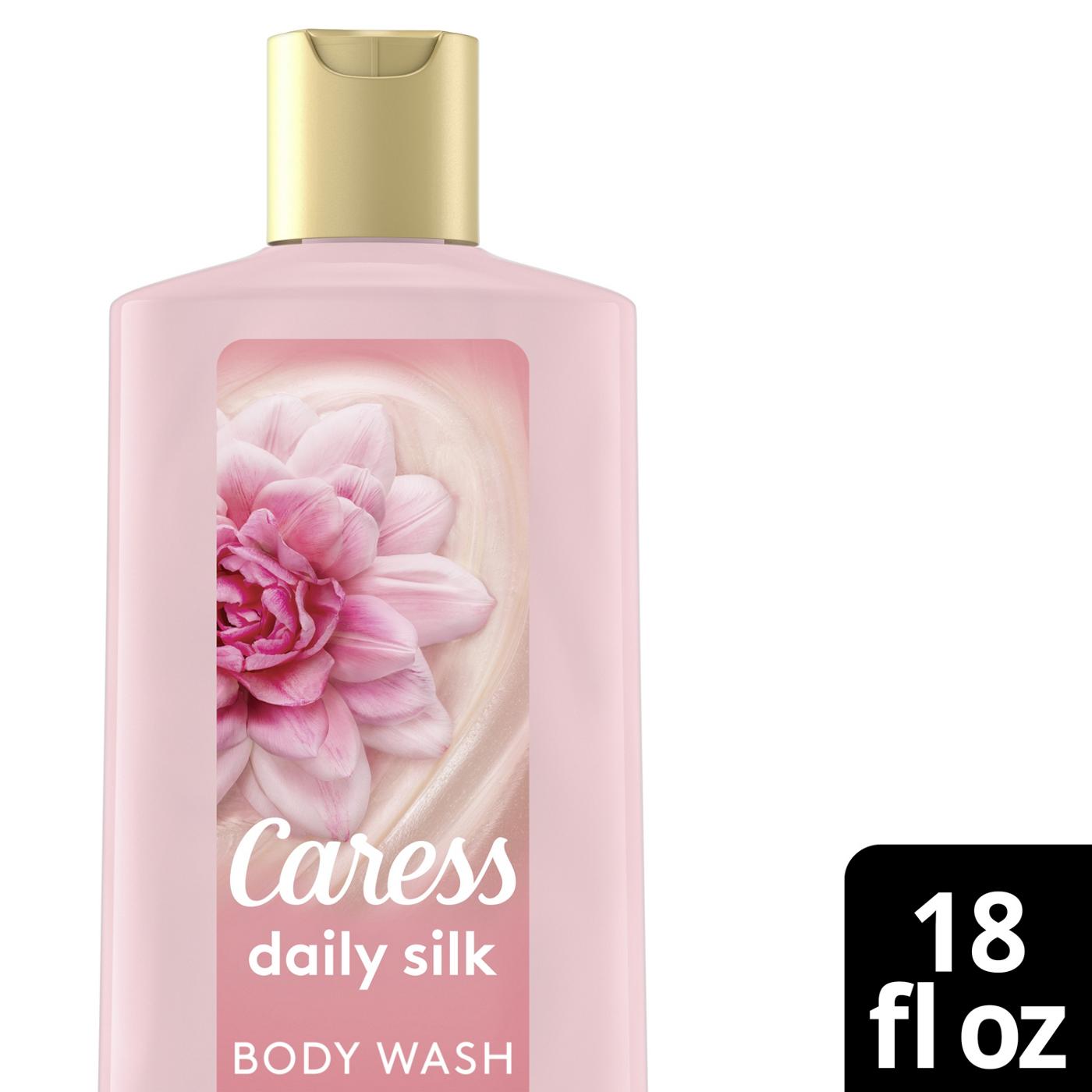 Caress Daily Silk Body Wash - White Peach & Orange Blossom; image 2 of 7