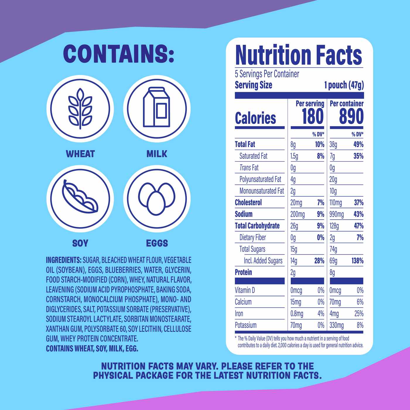 Entenmann's Little Bites Blueberry Mini Muffins Snack Packs; image 5 of 13