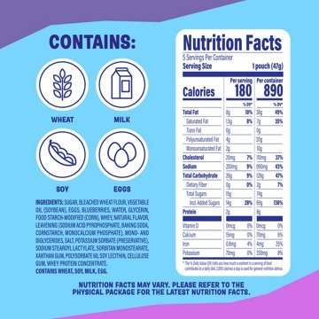 Entenmann's Little Bites Blueberry Mini Muffins Snack Packs, 5 ct