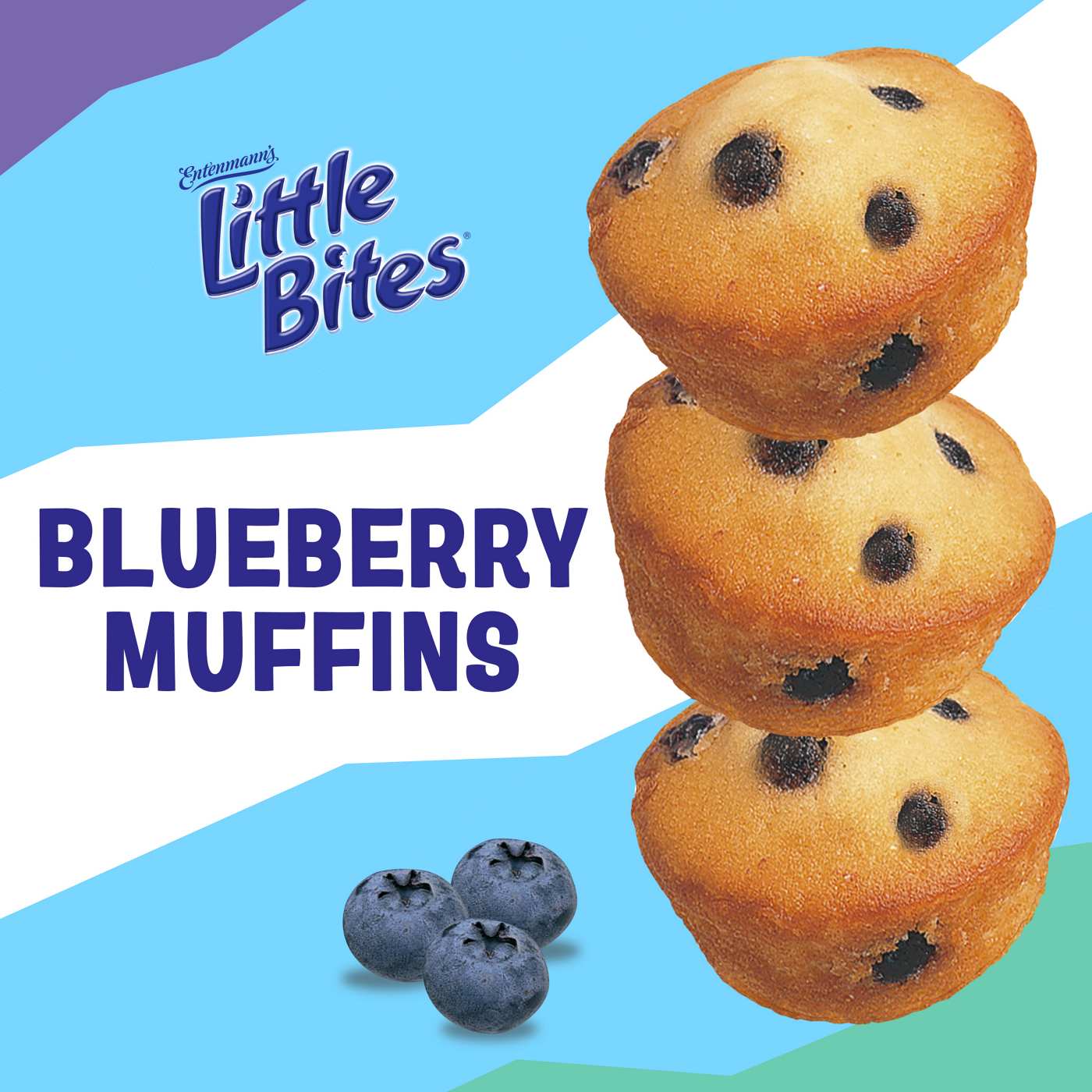 Entenmann's Little Bites Blueberry Mini Muffins Snack Packs; image 10 of 13