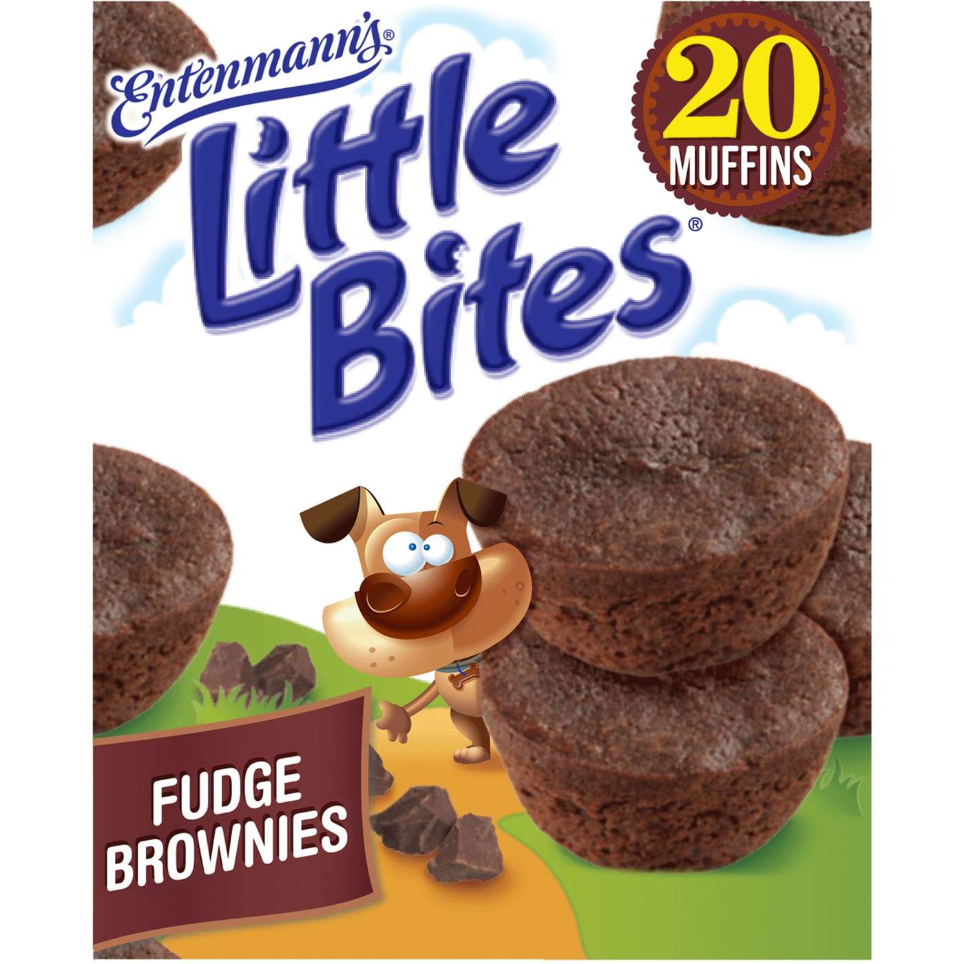 Entenmann's Little Bites Chocolate Fudge Mini Brownies; image 1 of 3