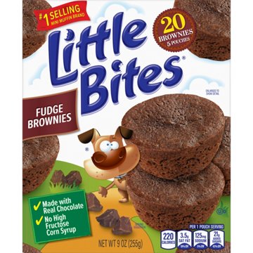 Entenmann's Little Bites Mini Fudge Brownies Snack Packs