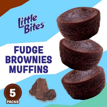 Entenmann's Little Bites Mini Fudge Brownies Snack Packs