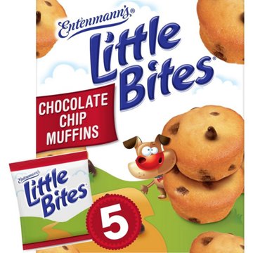 Entenmann's Little Bites Chocolatey Chip Mini Muffins Snack Packs, 5 ct