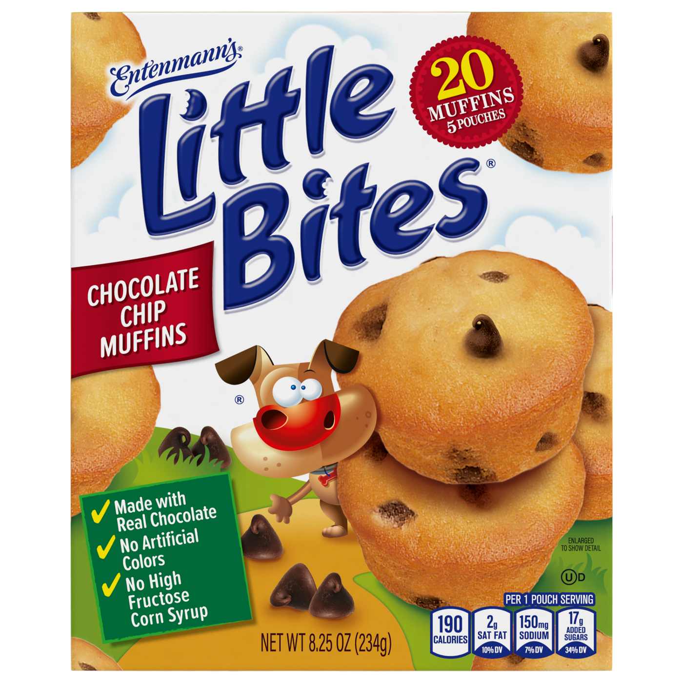 Entenmann's Little Bites Chocolatey Chip Mini Muffins Snack Packs; image 8 of 8