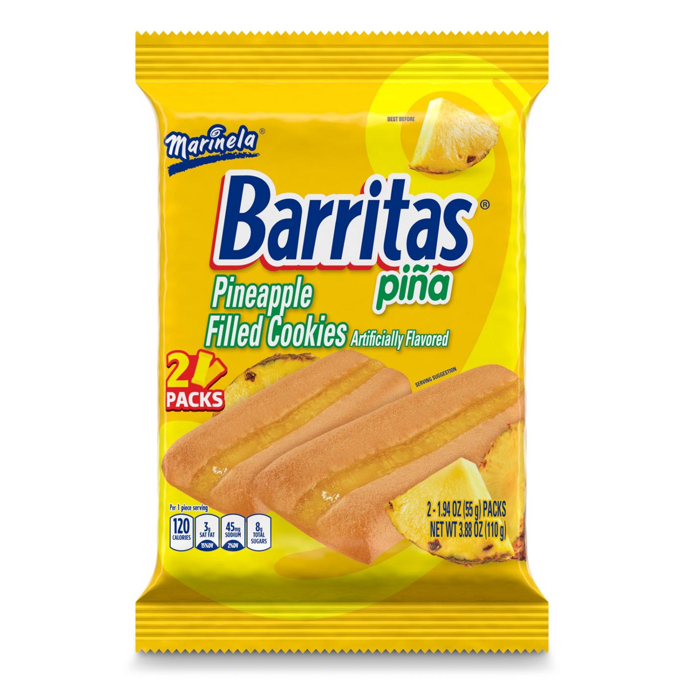 Marinela Barritas Barritas Piña Filled Cookies 2 pack; image 1 of 3