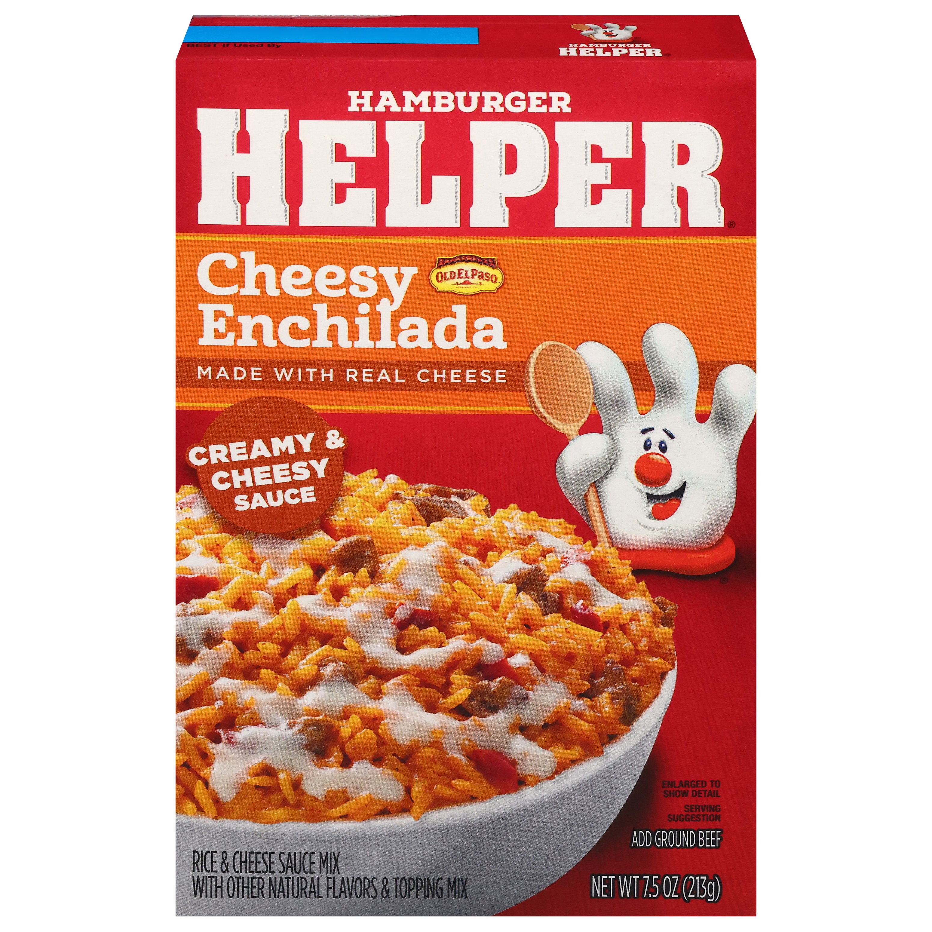 Hamburger Helper Cheesy Enchilada Shop Pantry Meals At H E B 5480