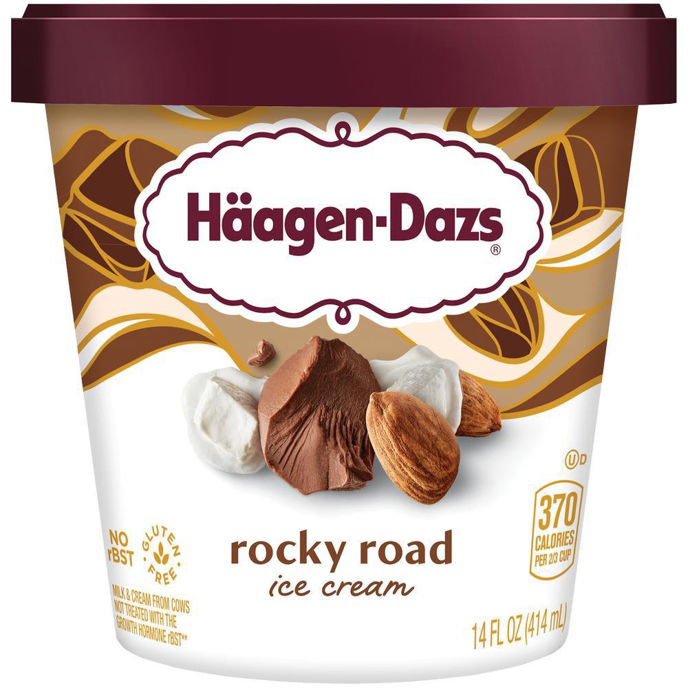 Haagen-Dazs Rocky Road Ice Cream - Shop Ice Cream & Treats At H-E-B