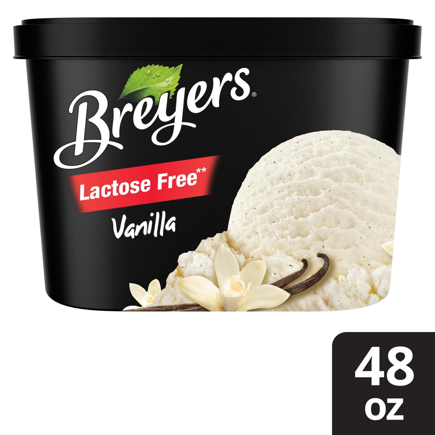 Breyers Lactose Free Vanilla Light Ice Cream; image 2 of 2